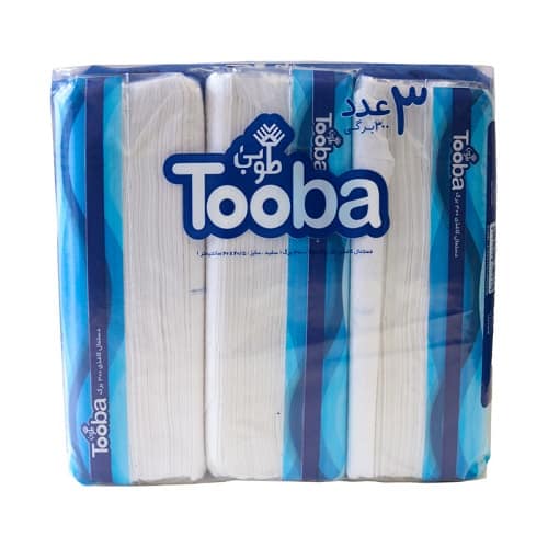 بهترین دستمال کاغذی 150 برگ دو لایه اقتصادی (3 عددی) طوبی + قیمت خرید عالی